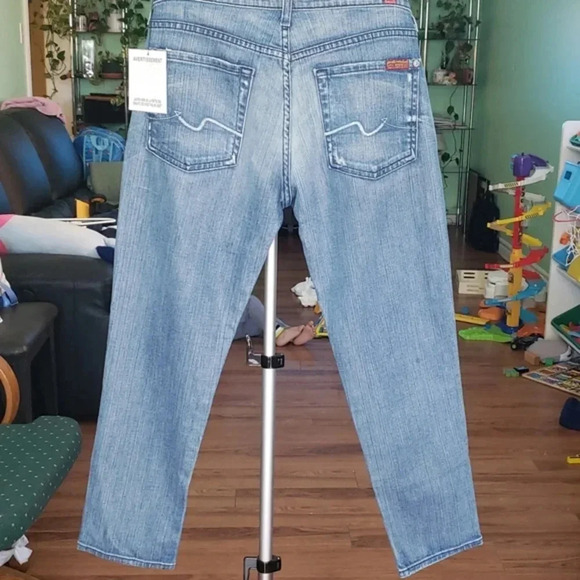 7 for all mankind | Roxanne  Straight leg Jeans  - Size 27 - Picture 5 of 9